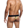 MALE BASICS String NEON MaleBasics Noir-Jaune